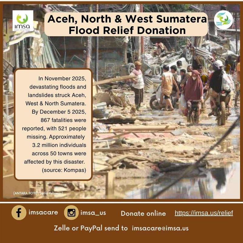 Aceh, North & West Sumatra Flood Relief – November 2025